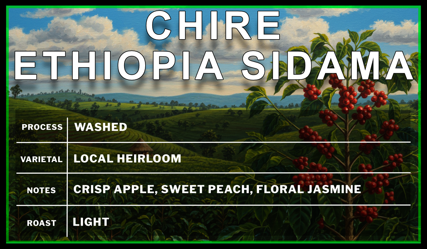 Chire Ethiopia Sidama Single Speed Coffee Roasters Flagstaff
