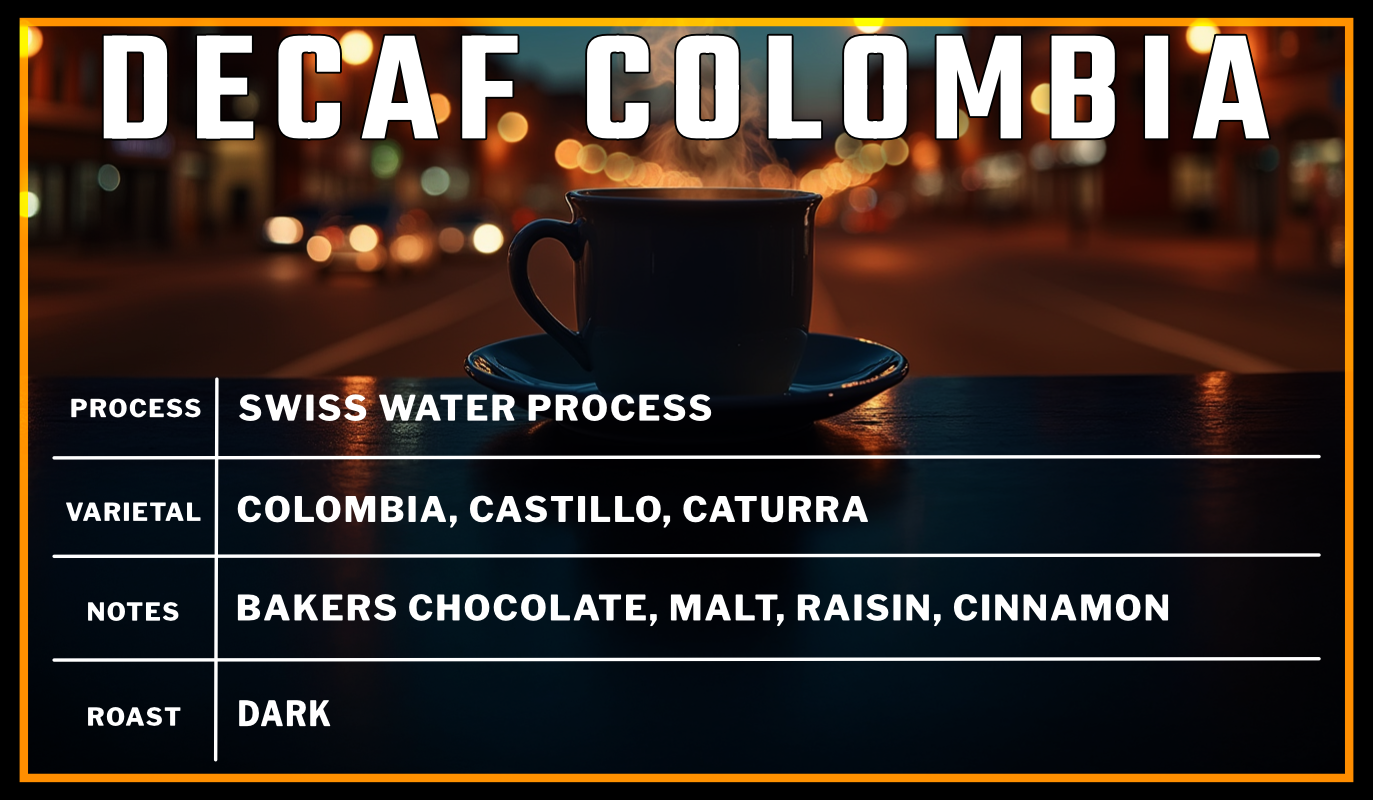 Decaf Columbia Single Speed Coffee Roasters