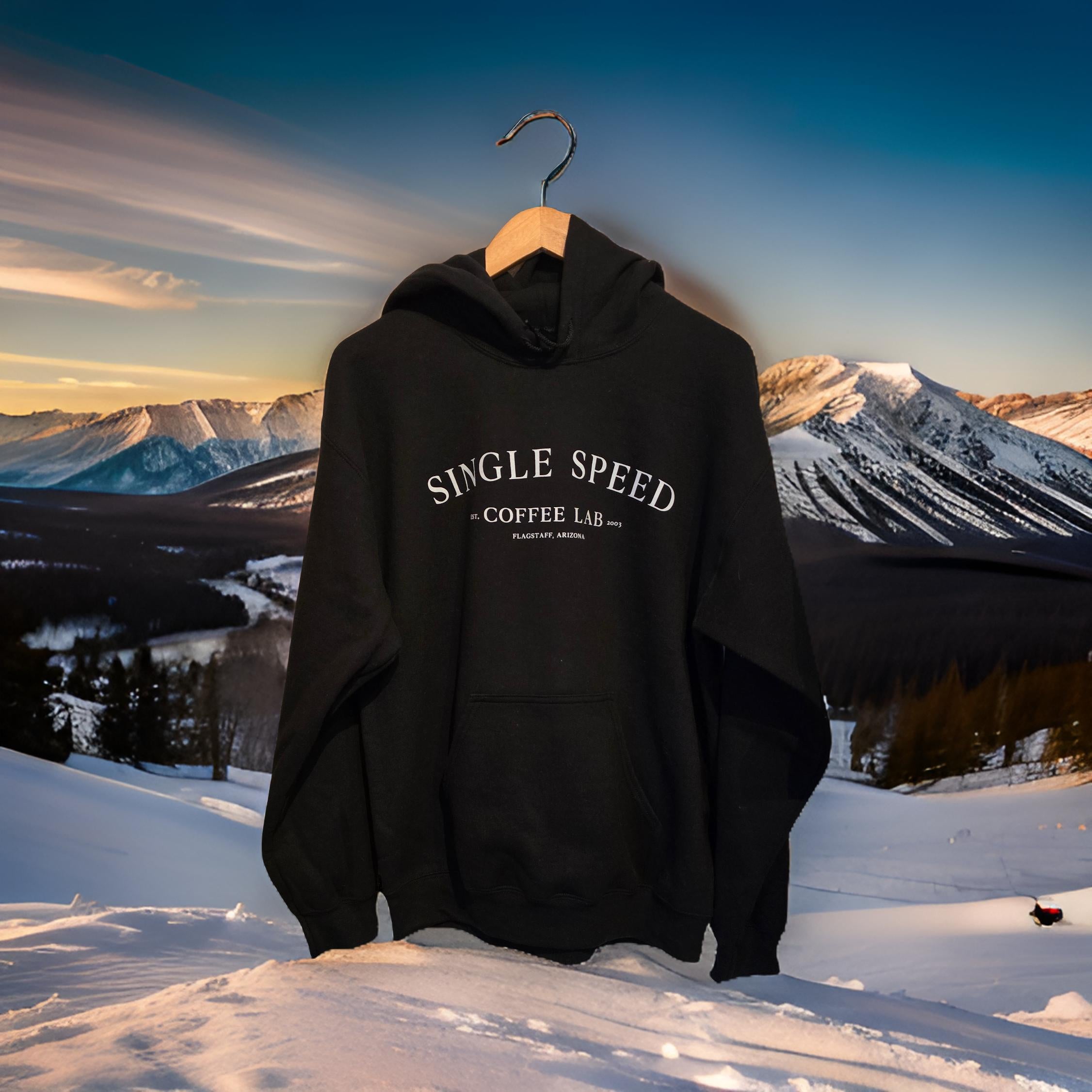 Single Speed Coffee Lab Gray Hoodie