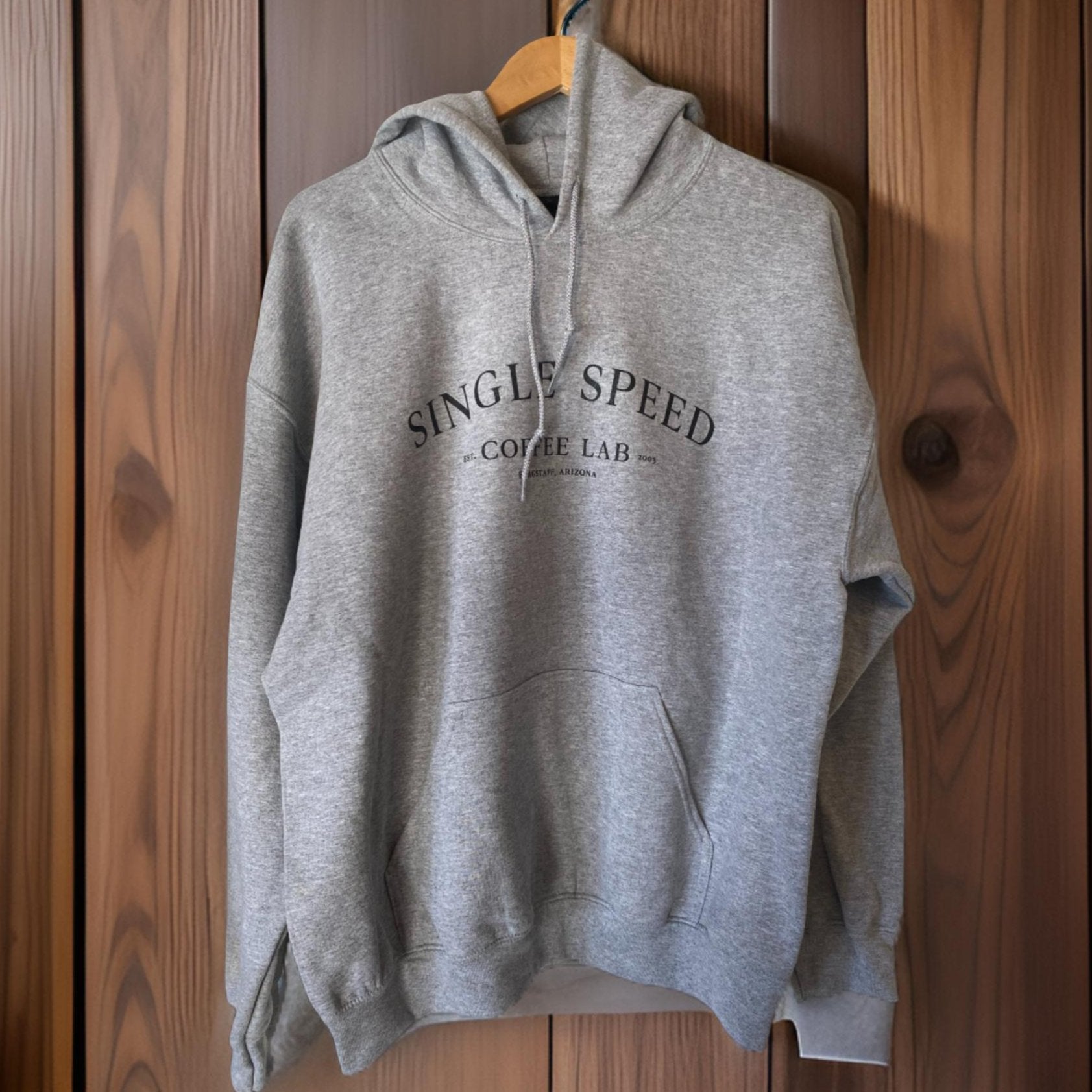 Single Speed Coffee Lab Gray Hoodie