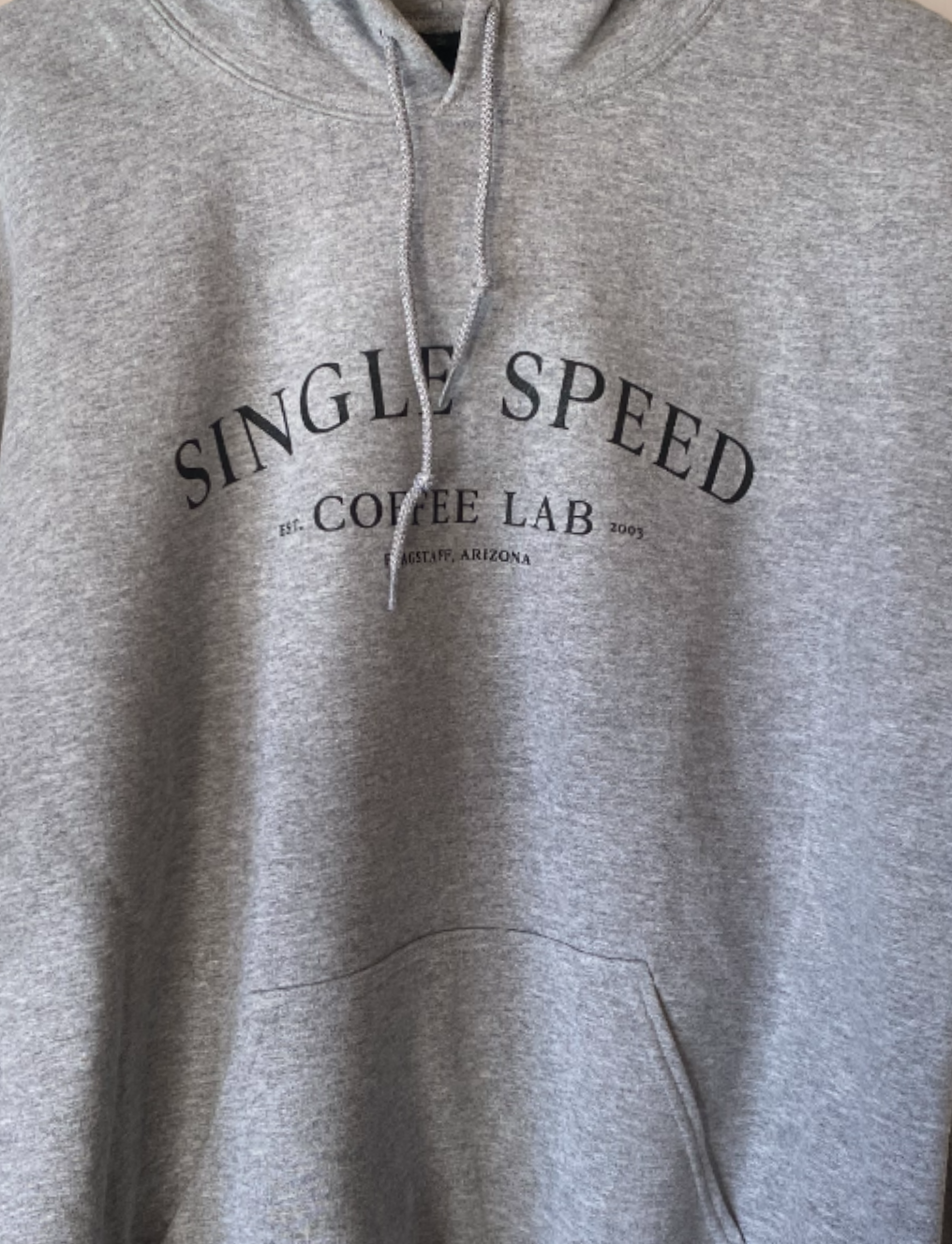 Single Speed Coffee Lab Gray Hoodie