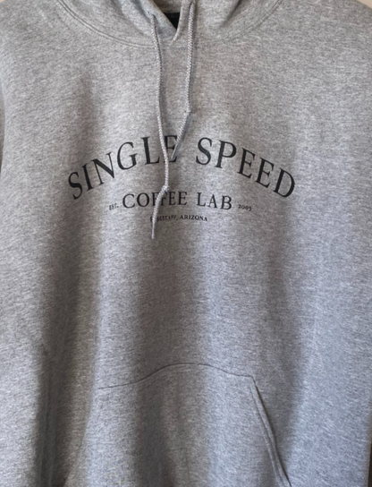 Single Speed Coffee Lab Gray Hoodie