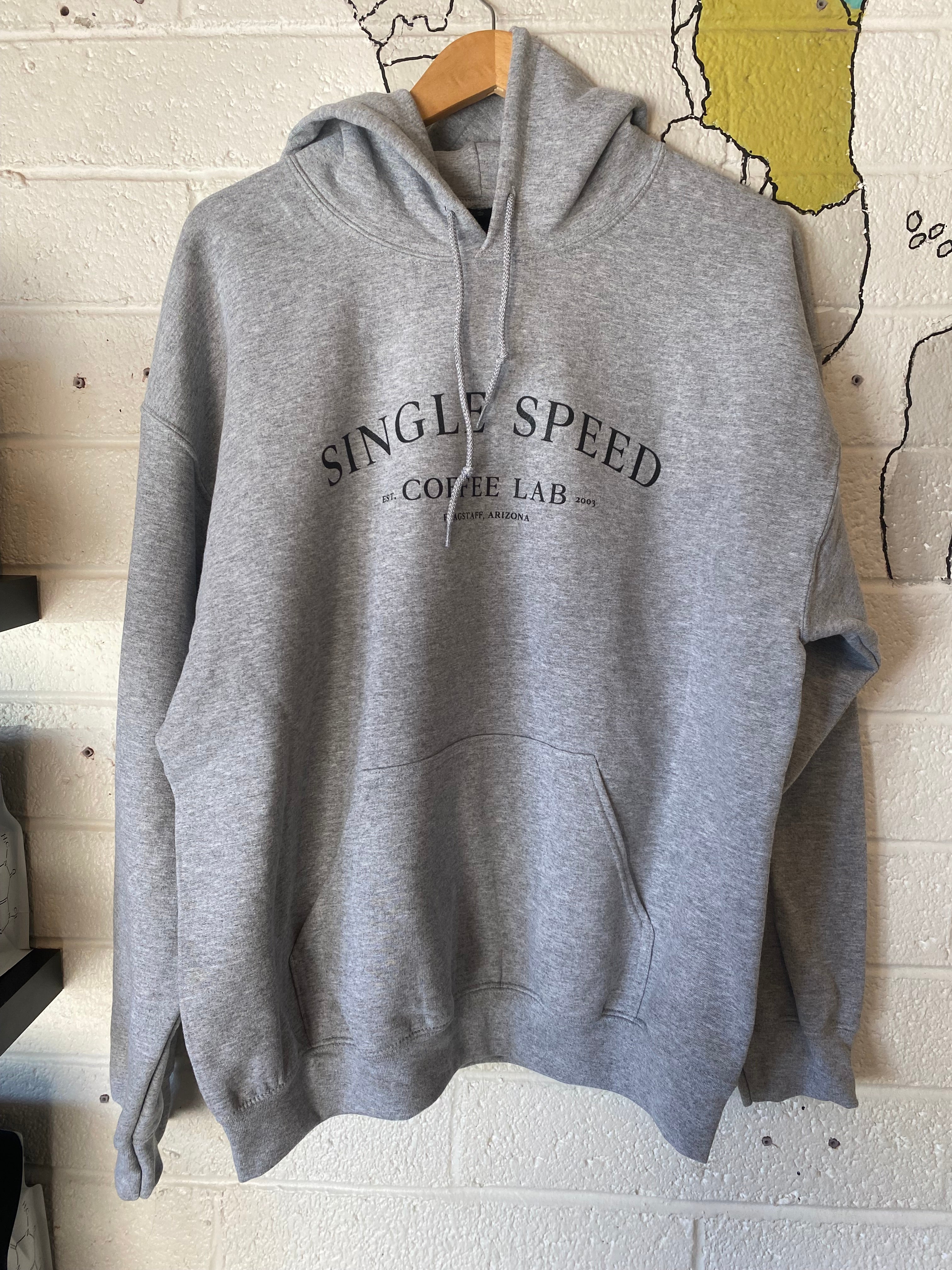 Single Speed Coffee Lab Gray Hoodie